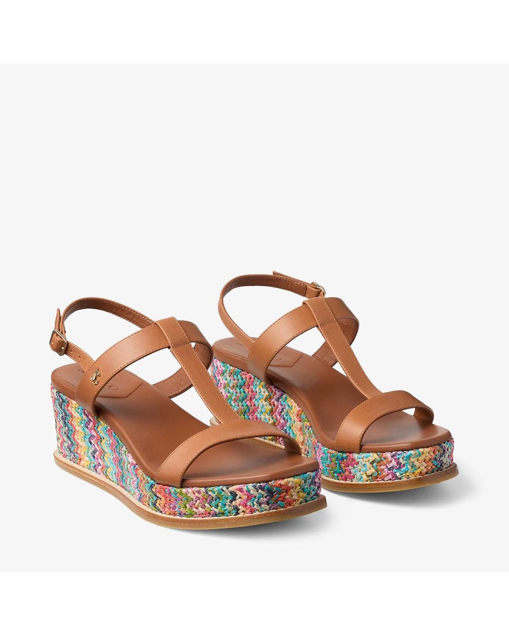 Jimmy Choo Brown Theia Wedge 60
