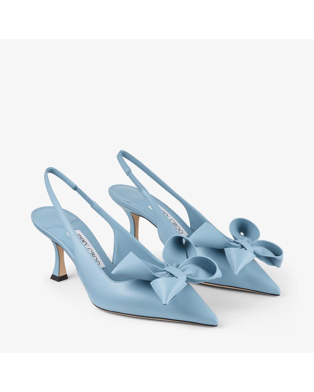 Jimmy Choo Staz Slingback 70 in Blue | Lyst Jimmy Choo Staz Slingback 70 in Blue | Lyst