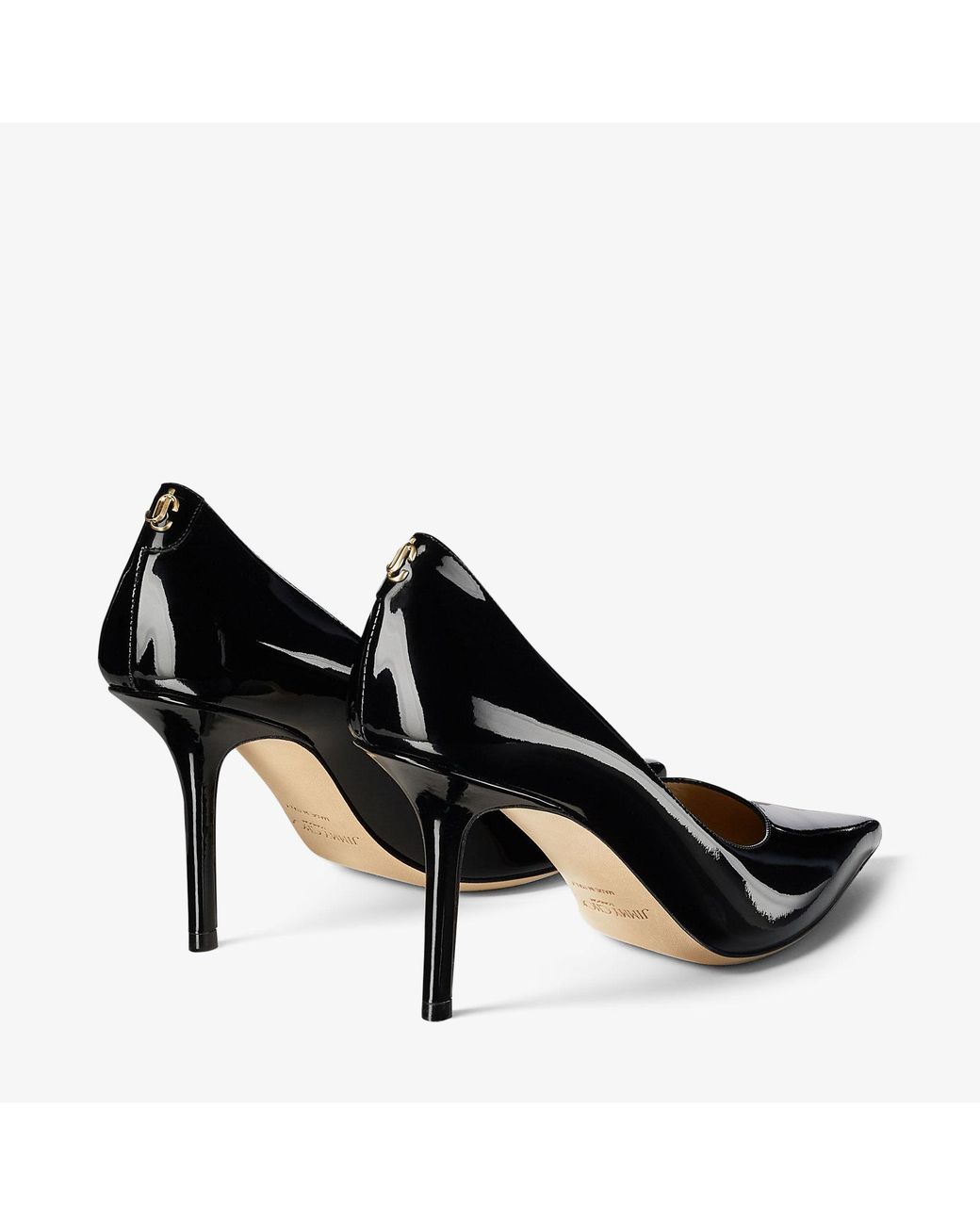 Jimmy Choo Black Love 85 Leather Pumps
