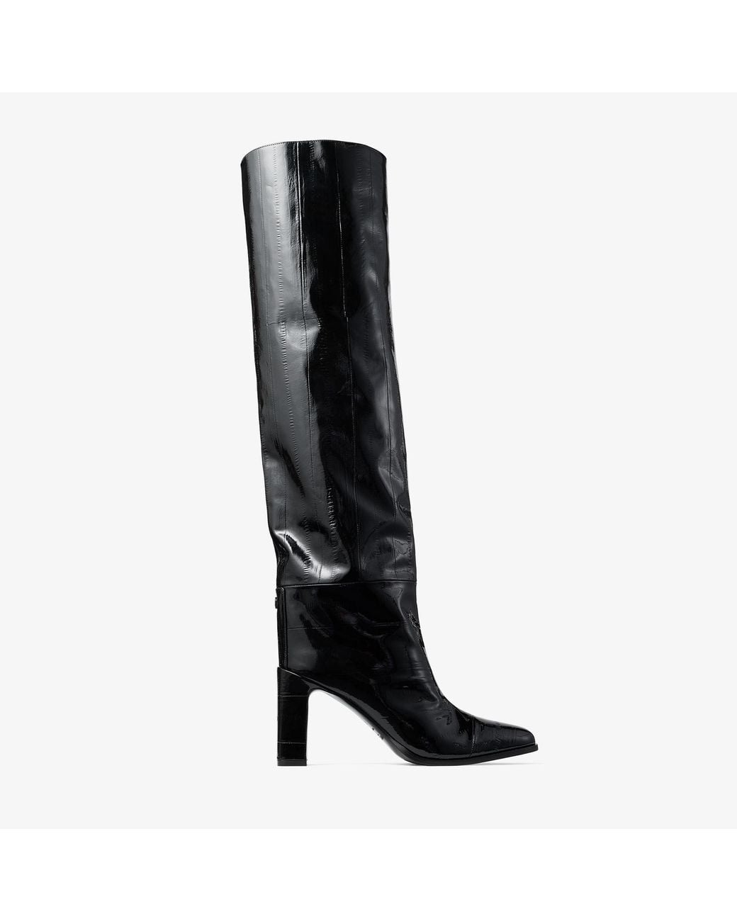 Jimmy Choo Black Caly Over The Knee 85