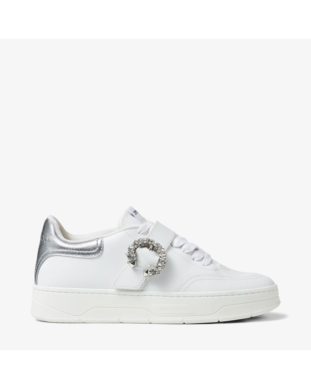 Jimmy Choo Osaka Lace Up in White | Lyst