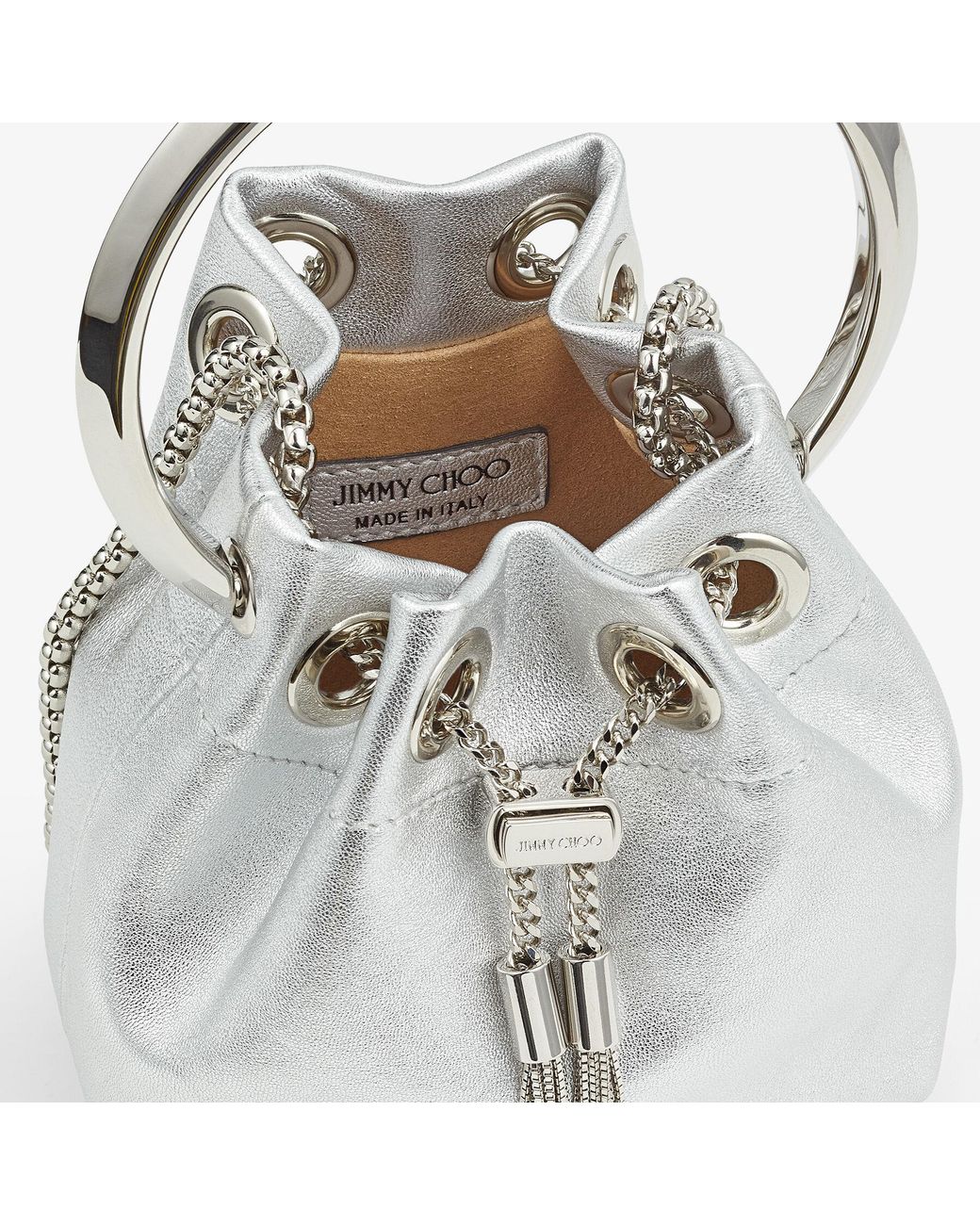 Jimmy Choo Metallic Micro Bon Bon