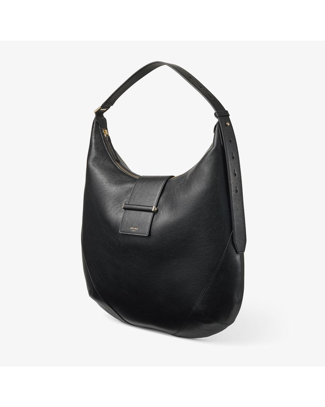 Jimmy Choo Black Bar Hobo Medium