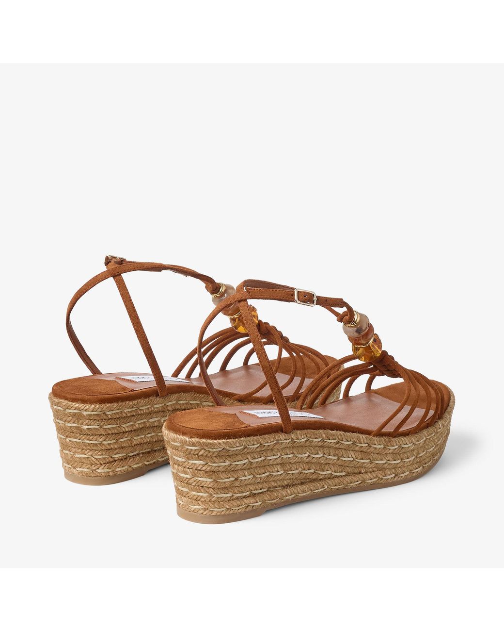 Jimmy Choo Brown Lemi Wedge 50