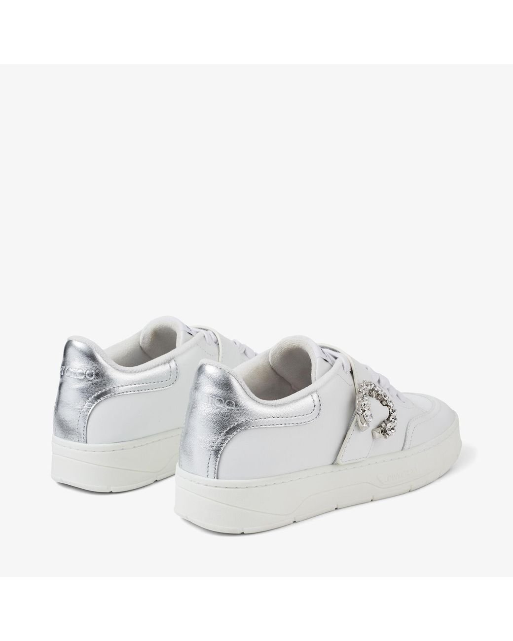 JIMMY CHOO OSAKA LACE UP XYT 付属品あり　24.0 Amazon | [Jimmy Choo] [ジミーチュウ] スニーカー Osaka レース