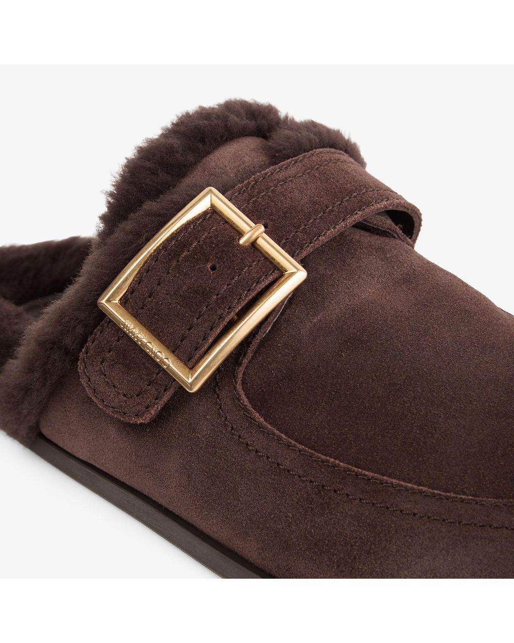 Jimmy Choo Brown Biker Mule F
