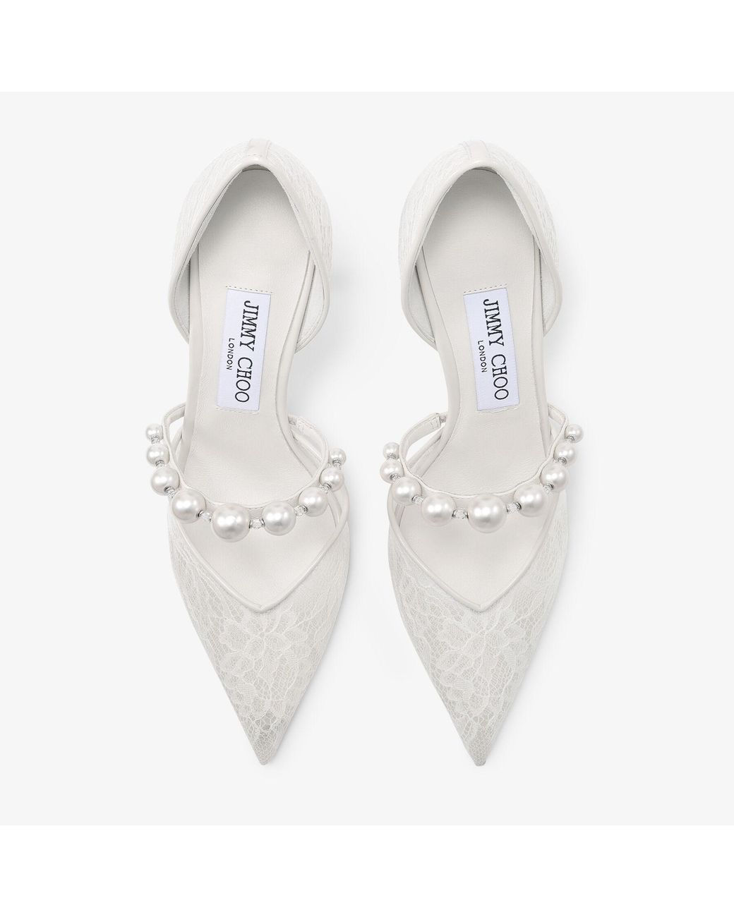Jimmy Choo White Aurelie 85