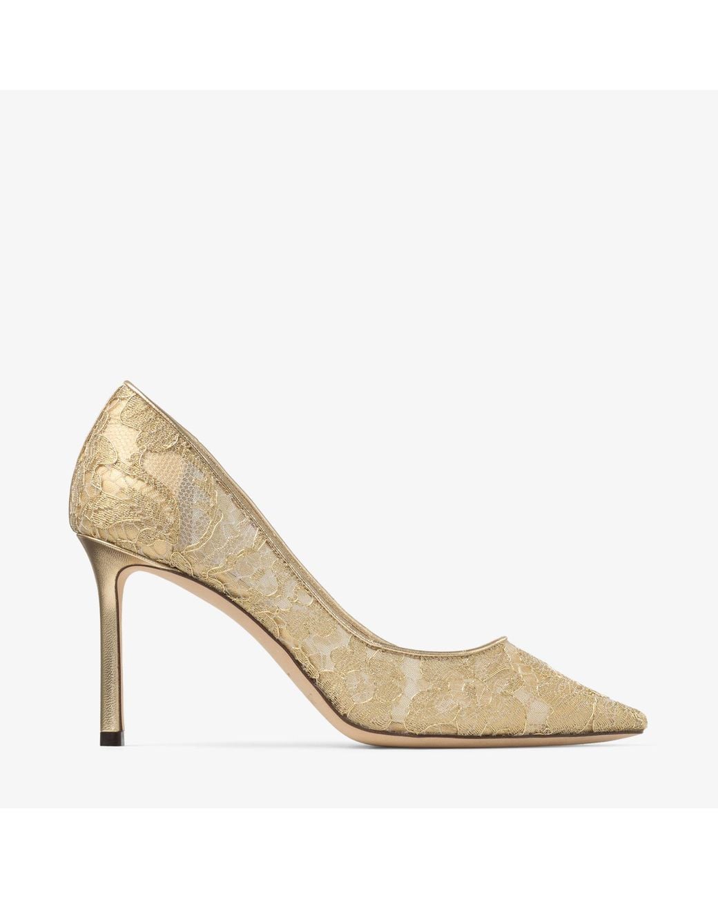 Jimmy Choo Metallic Romy 85