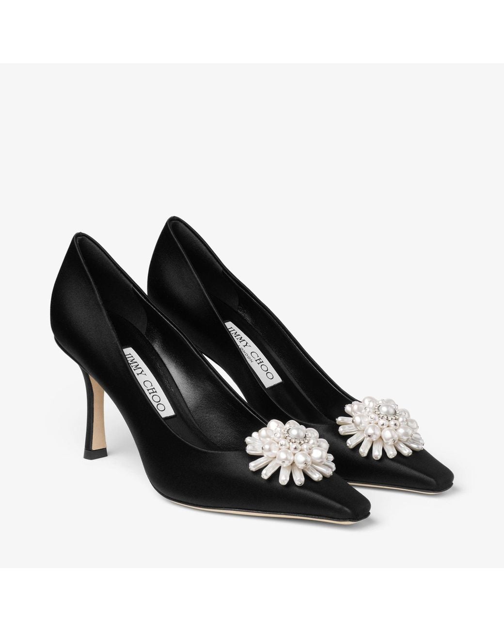 Jimmy Choo Black Ines Pump 85
