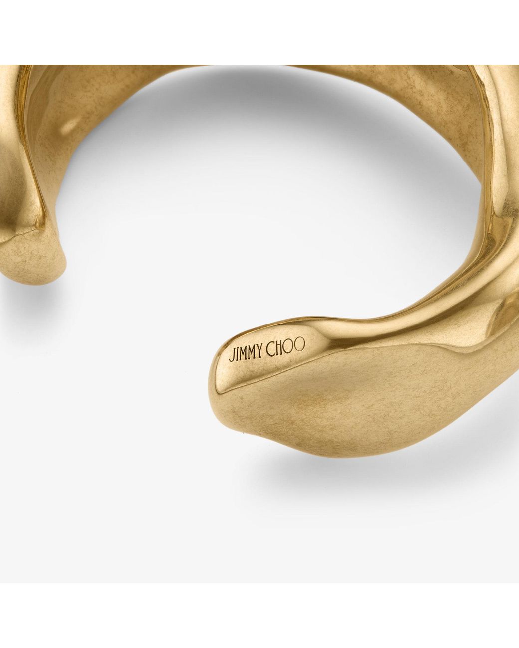 Jimmy Choo Metallic Textured Bracelet