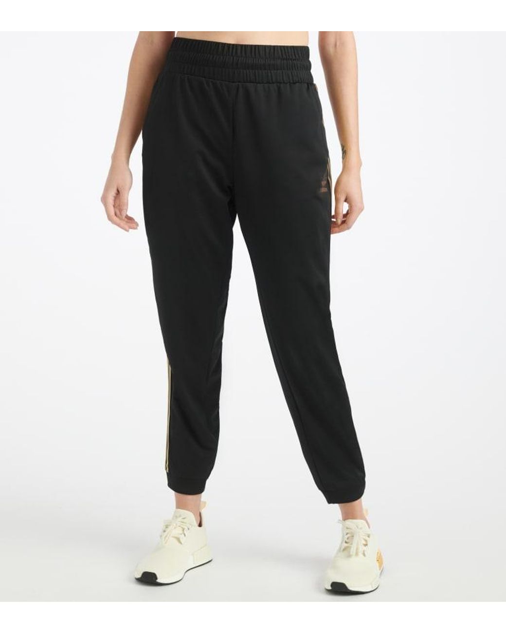 adidas black and red track pants