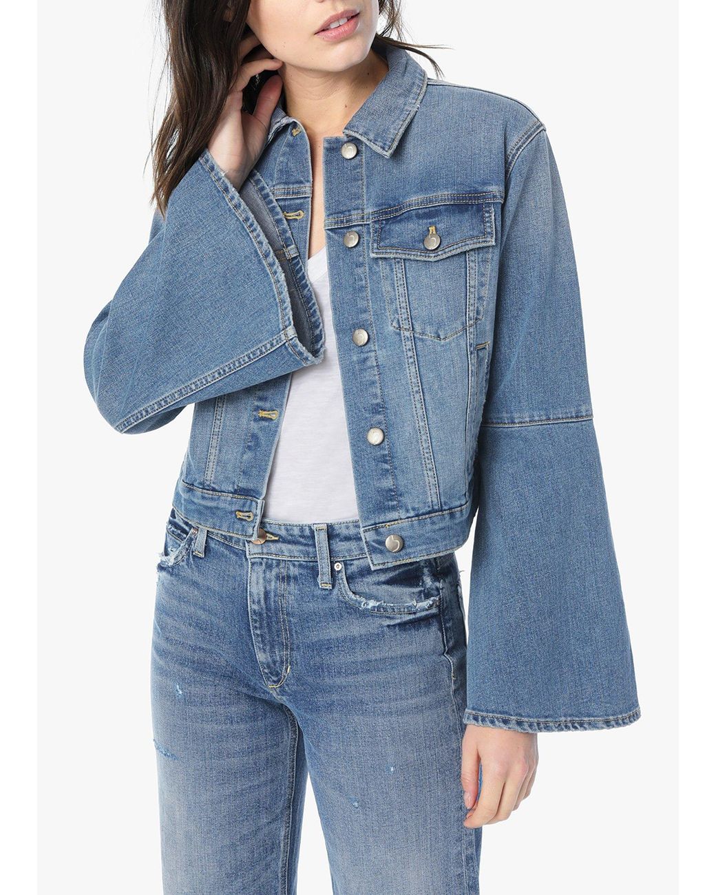 Jeans Denim The Bell Sleeve Jacket 