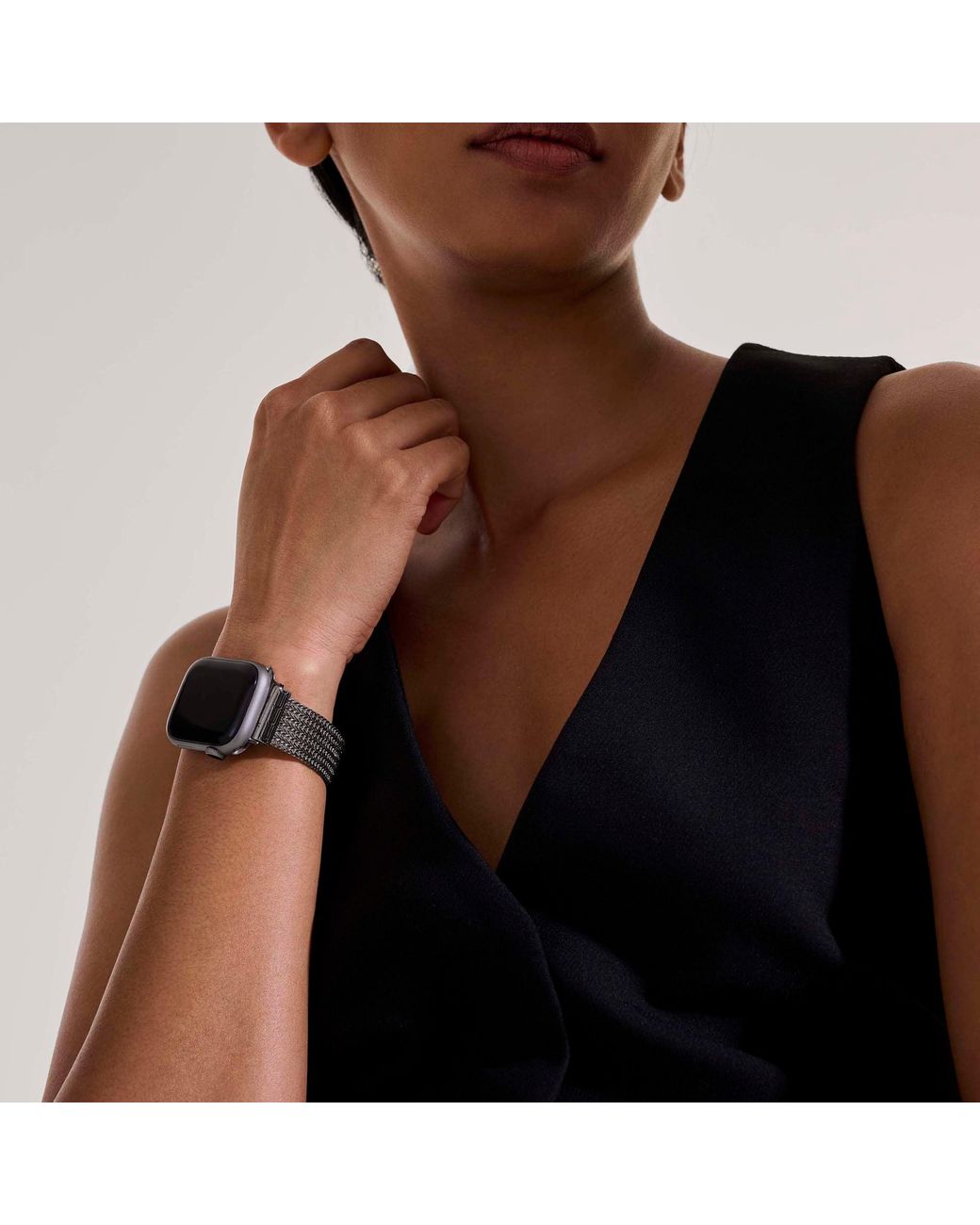 John Hardy Black Smartwatch Strap, 18Mm for men
