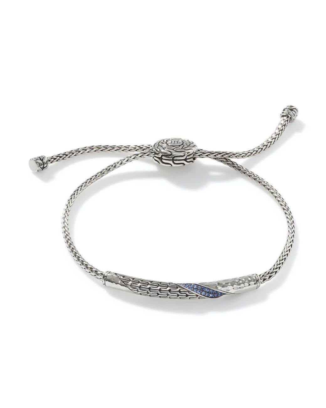 John Hardy Twisted Pull Through Bracelet in Metallic Lyst