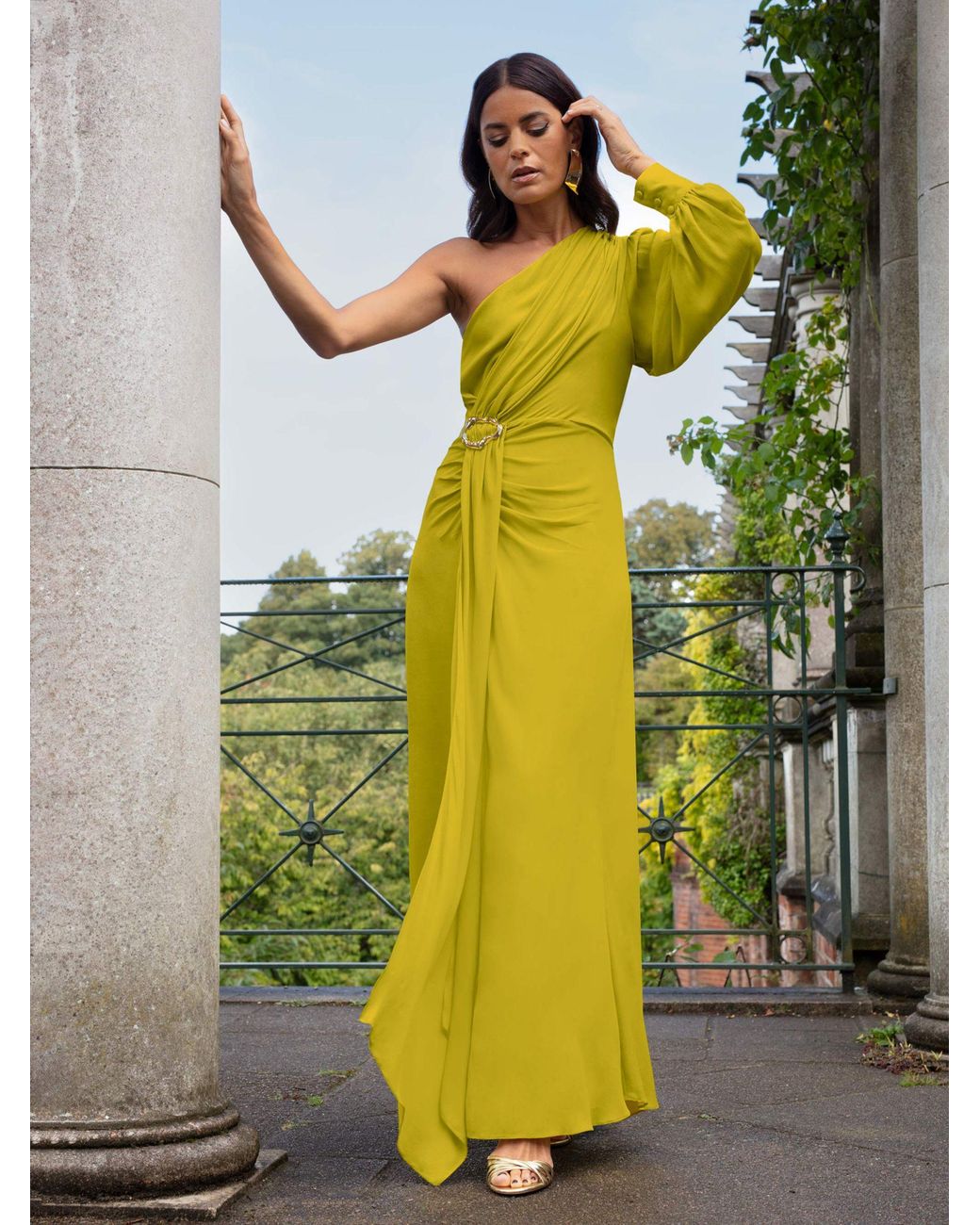 Ochre bridesmaid dresses sale