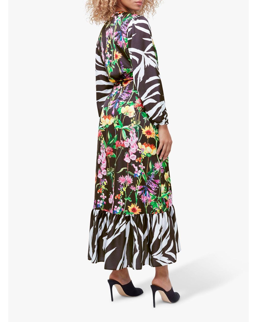 Coast animal contrast wrap dress on sale