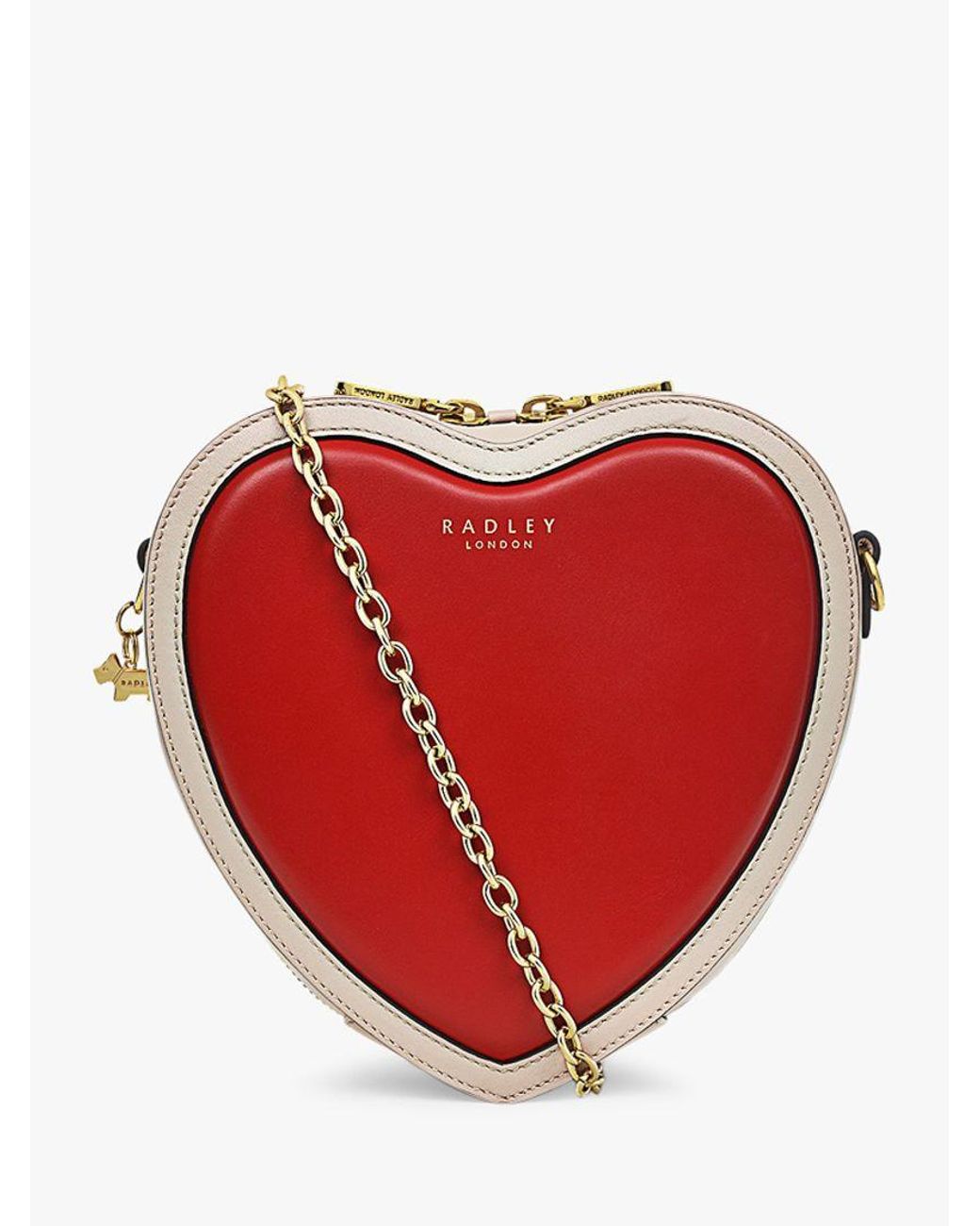 Radley Valentine's Collection Heart Shaped Cross Body Bag in Red | Lyst UK