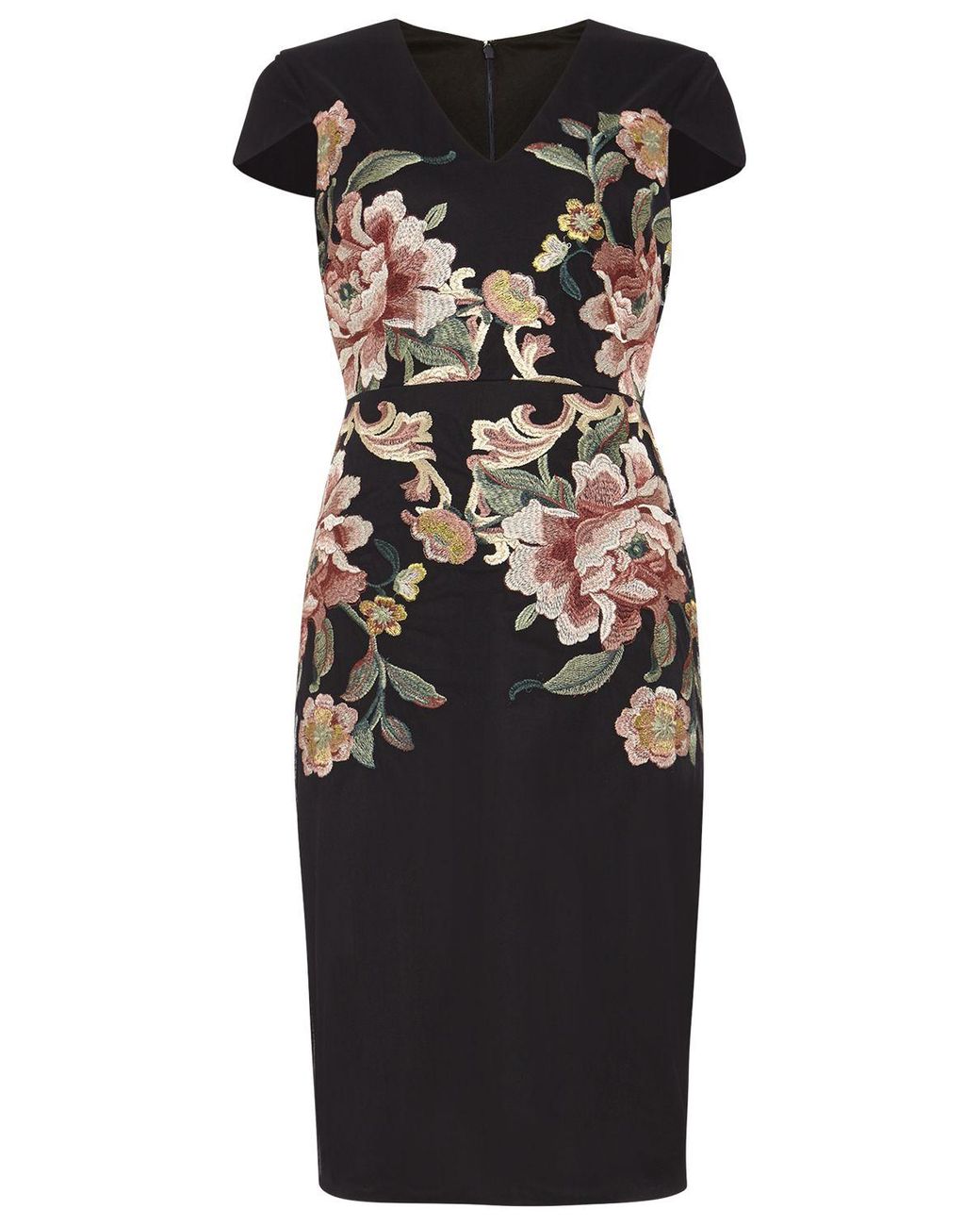 phase eight teodora embroidered dress