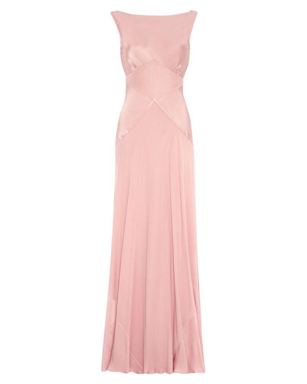 Ghost Synthetic Taylor Dress in Oyster 