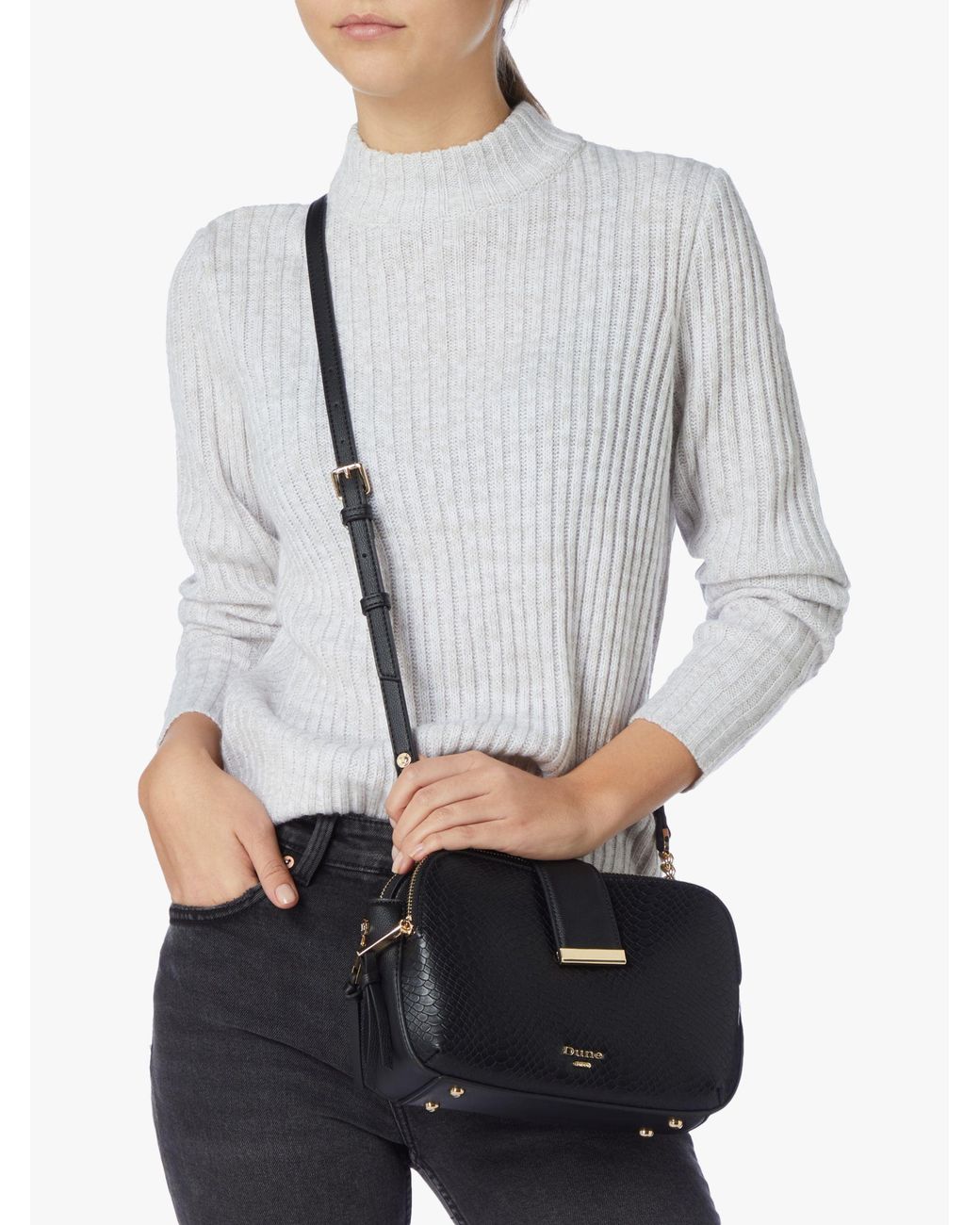 Dune black shop cross body bag