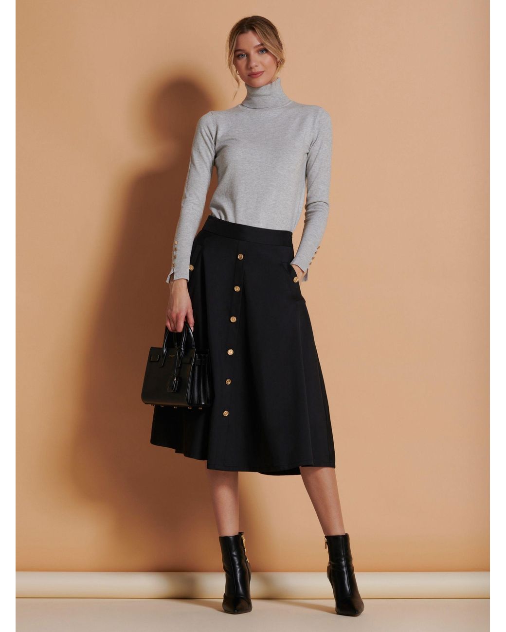 Jolie moi tiered maxi skirt top
