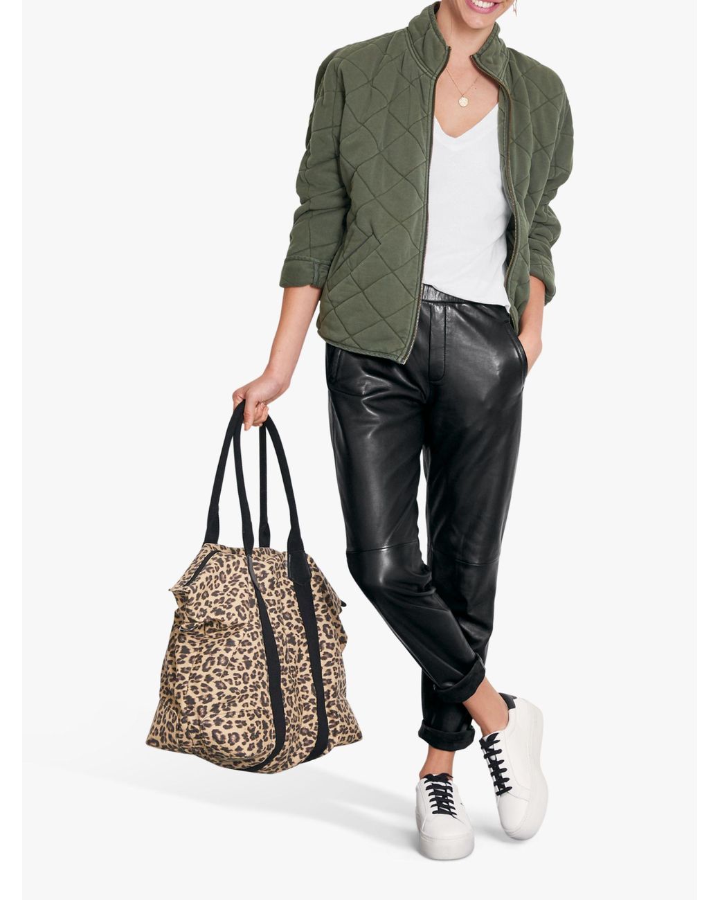 Hush Quilted Jersey Jacket | Lyst UK