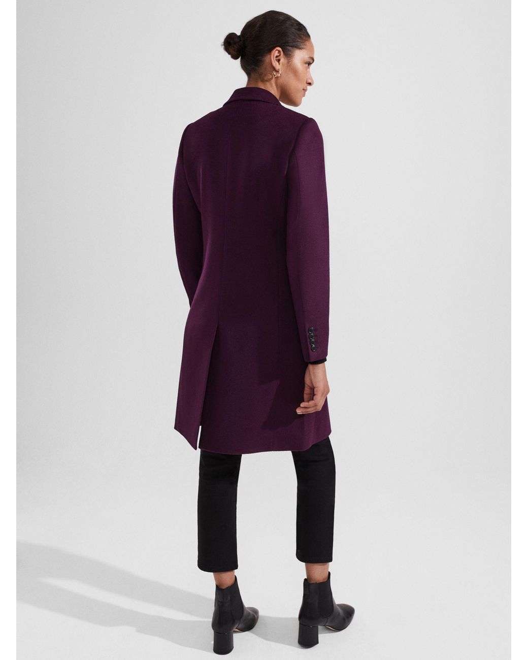Purple petite coat clearance