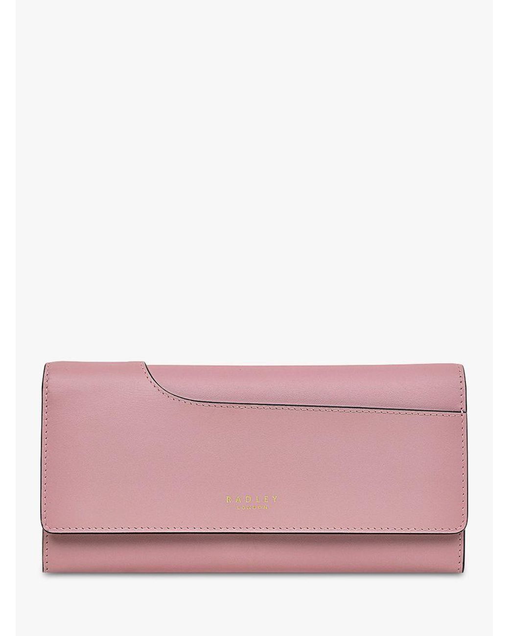 Radley Pockets 2.0 Large Flapover Matinee Leather Purse in Pink Lyst UK