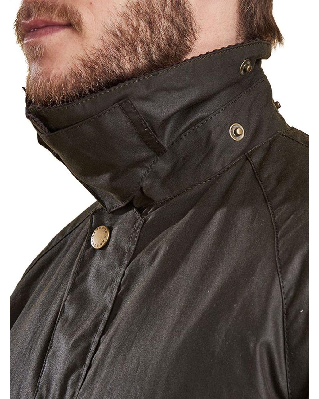 barbour lifestyle ashby waxed cotton field jacket