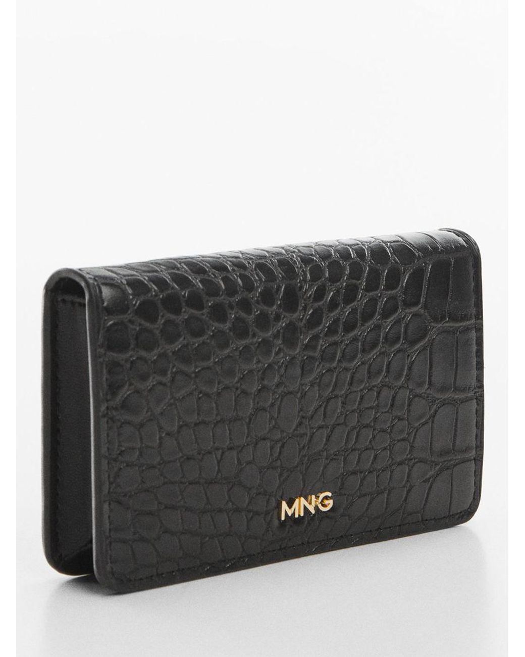 Faux croc shop purse