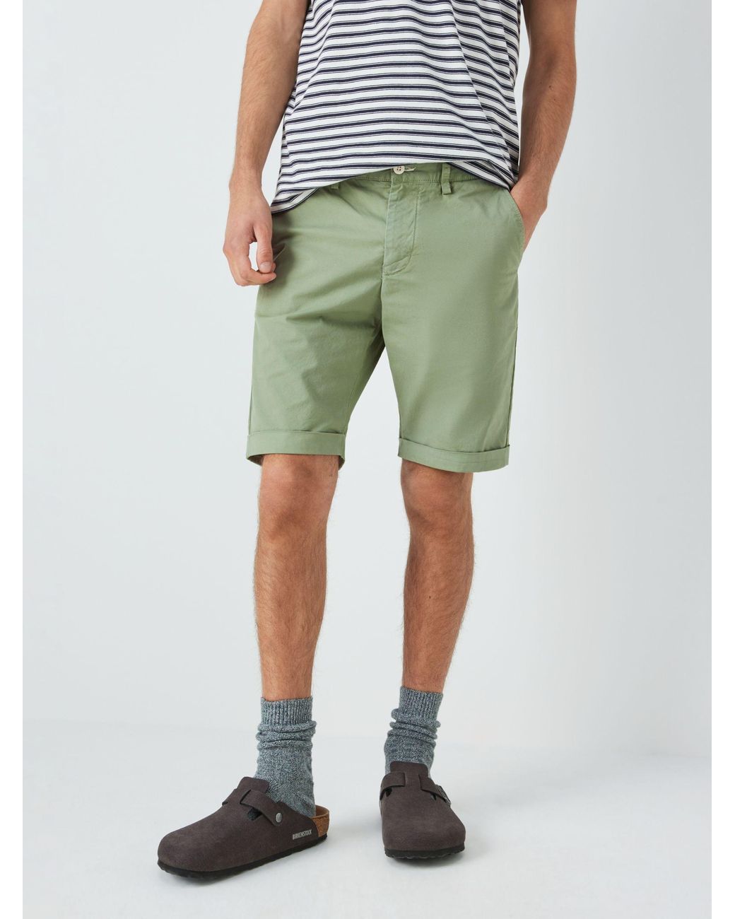 GANT Allister Sunfaded Chino Shorts in Green for Men Lyst UK
