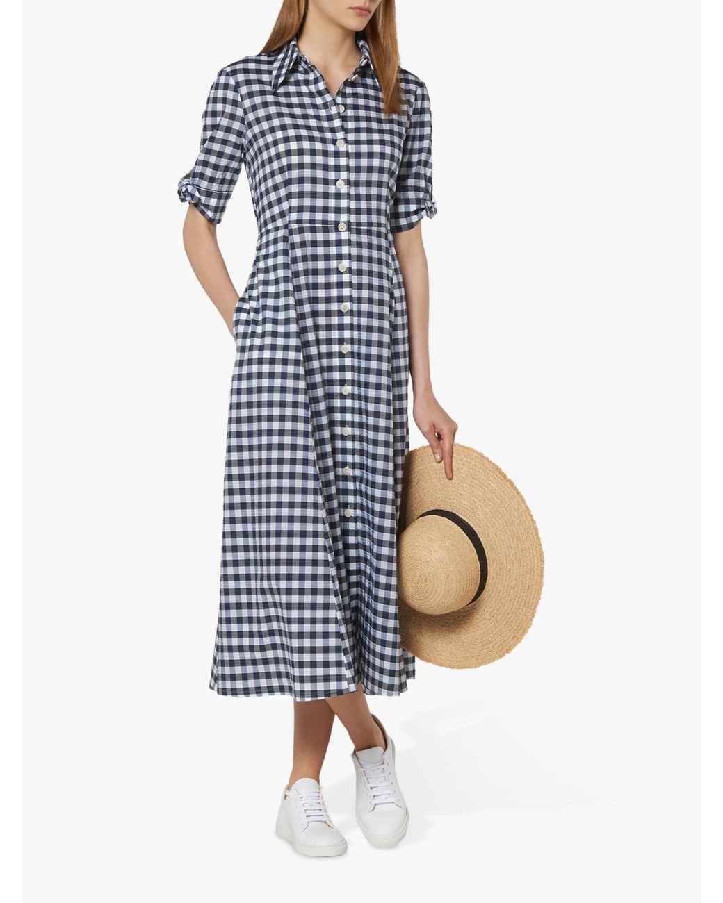 LK Saffron Shirt Dress in Blue Lyst UK