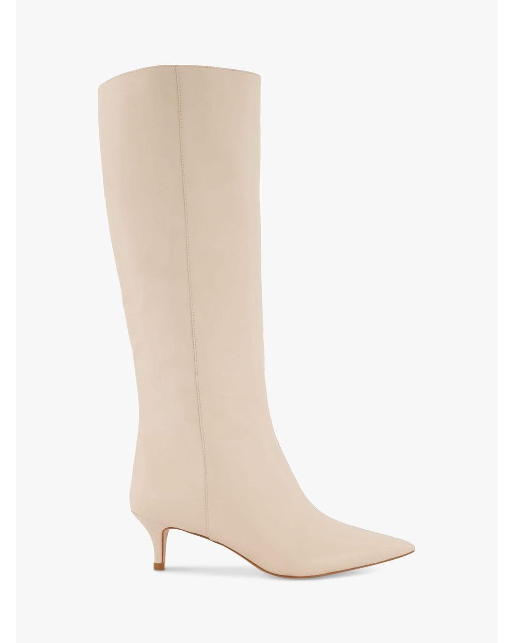 Suede knee high boots kitten heel 2025