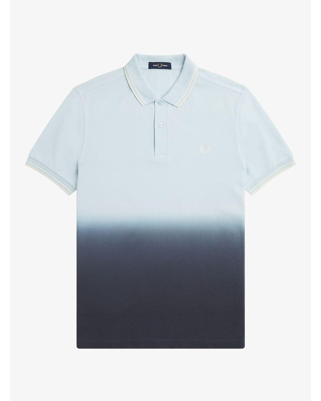 Fred Perry Ombre Polo Shirt in Blue for Men | Lyst UK
