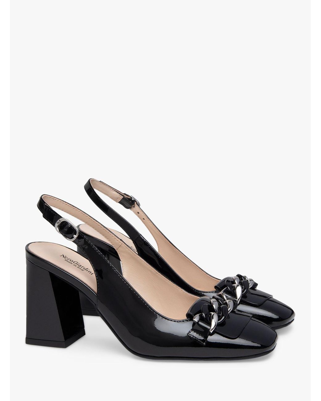 Slingback nero outlet giardini