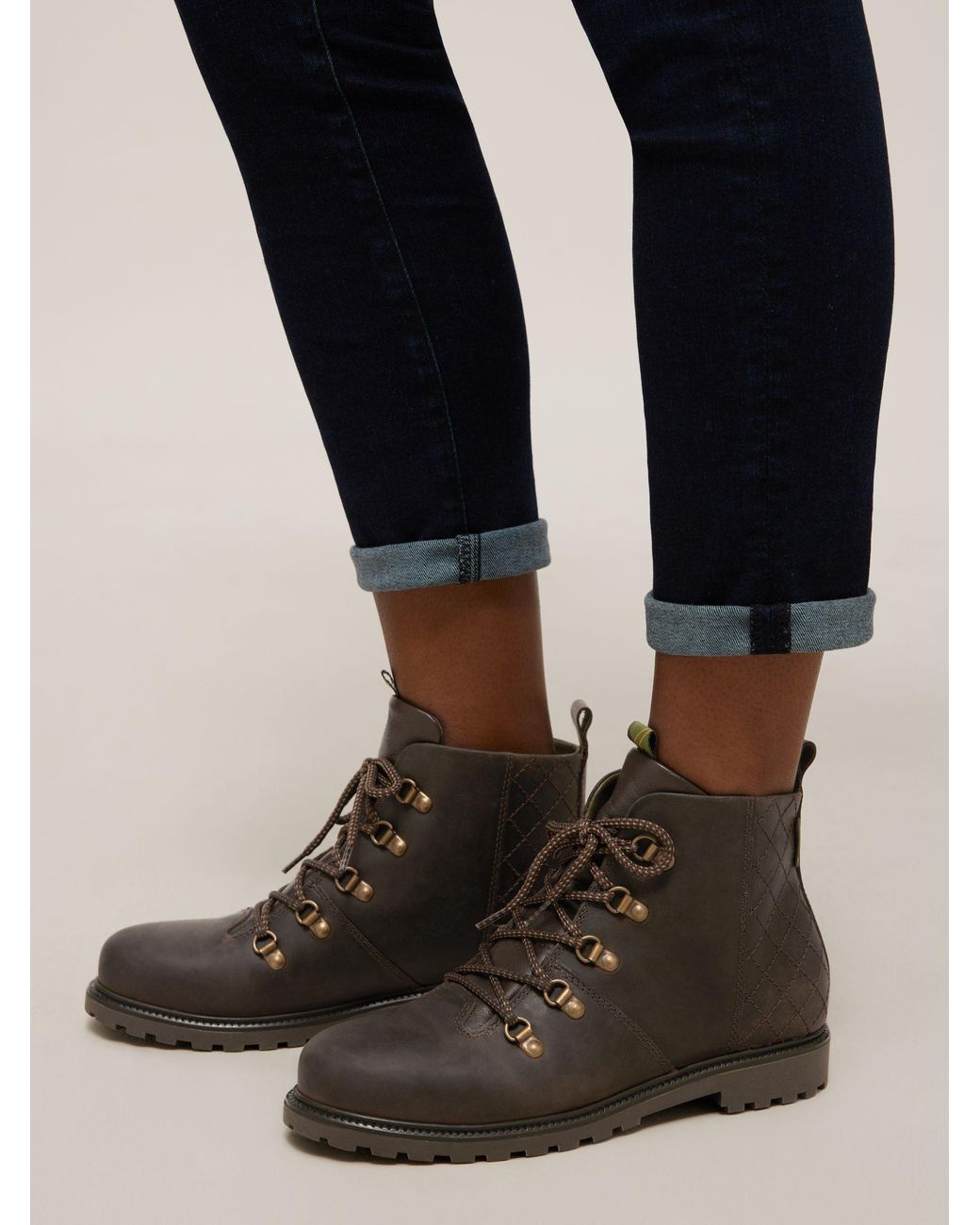 Barbour short shop boots