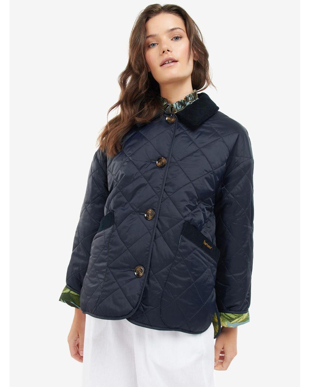 Barbour House Of Hackney Gransden Reversible Quilted Jacket in Blue ...