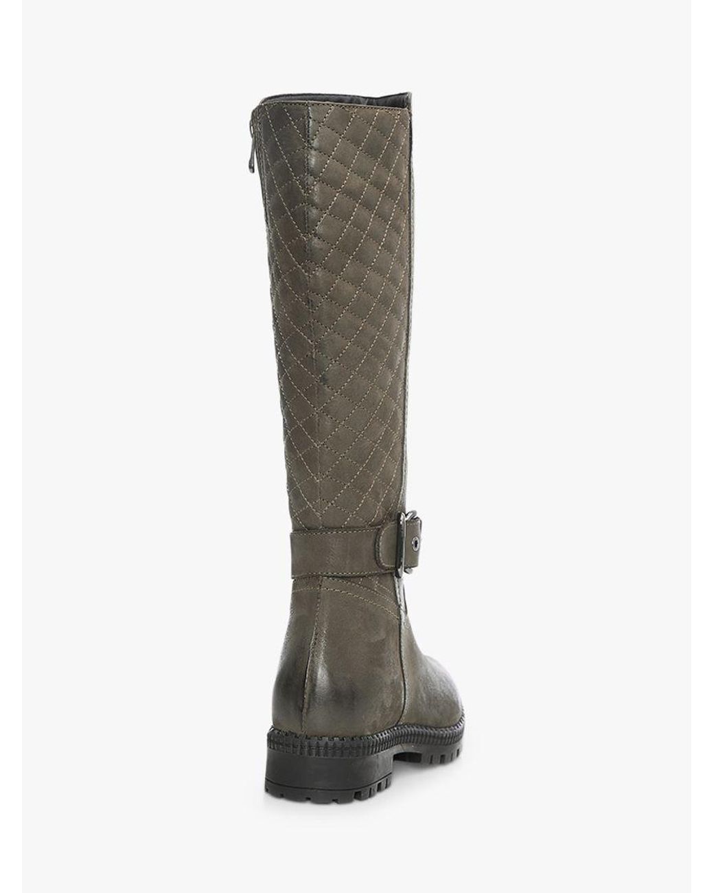 Moda In Pelle Hamish Leather Knee High Boots in Green | Lyst UK