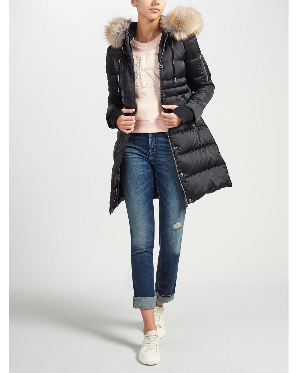 Calvin Klein Opra Hooded Down Filled 