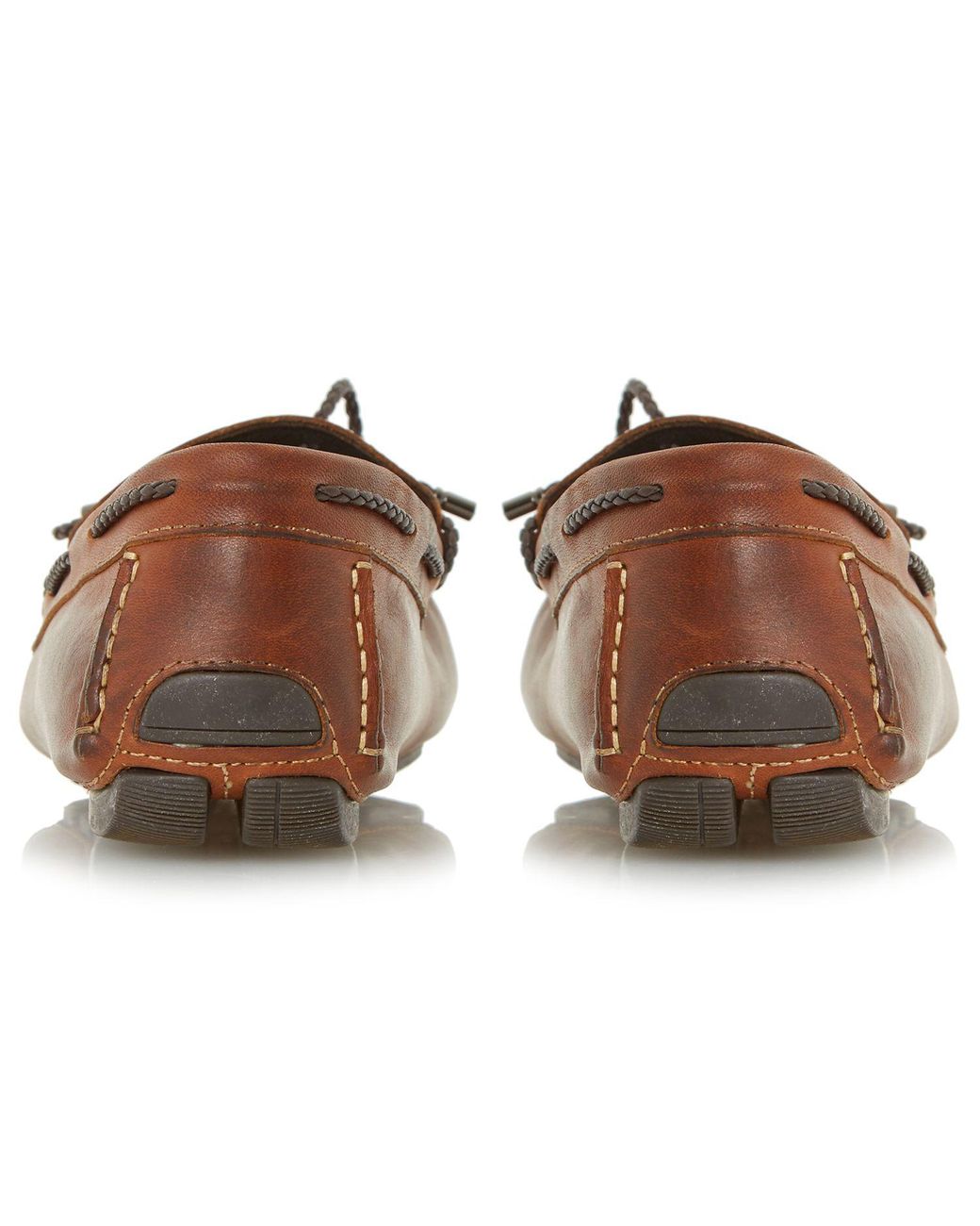Dune Barnacle Leather Driving Loafers 