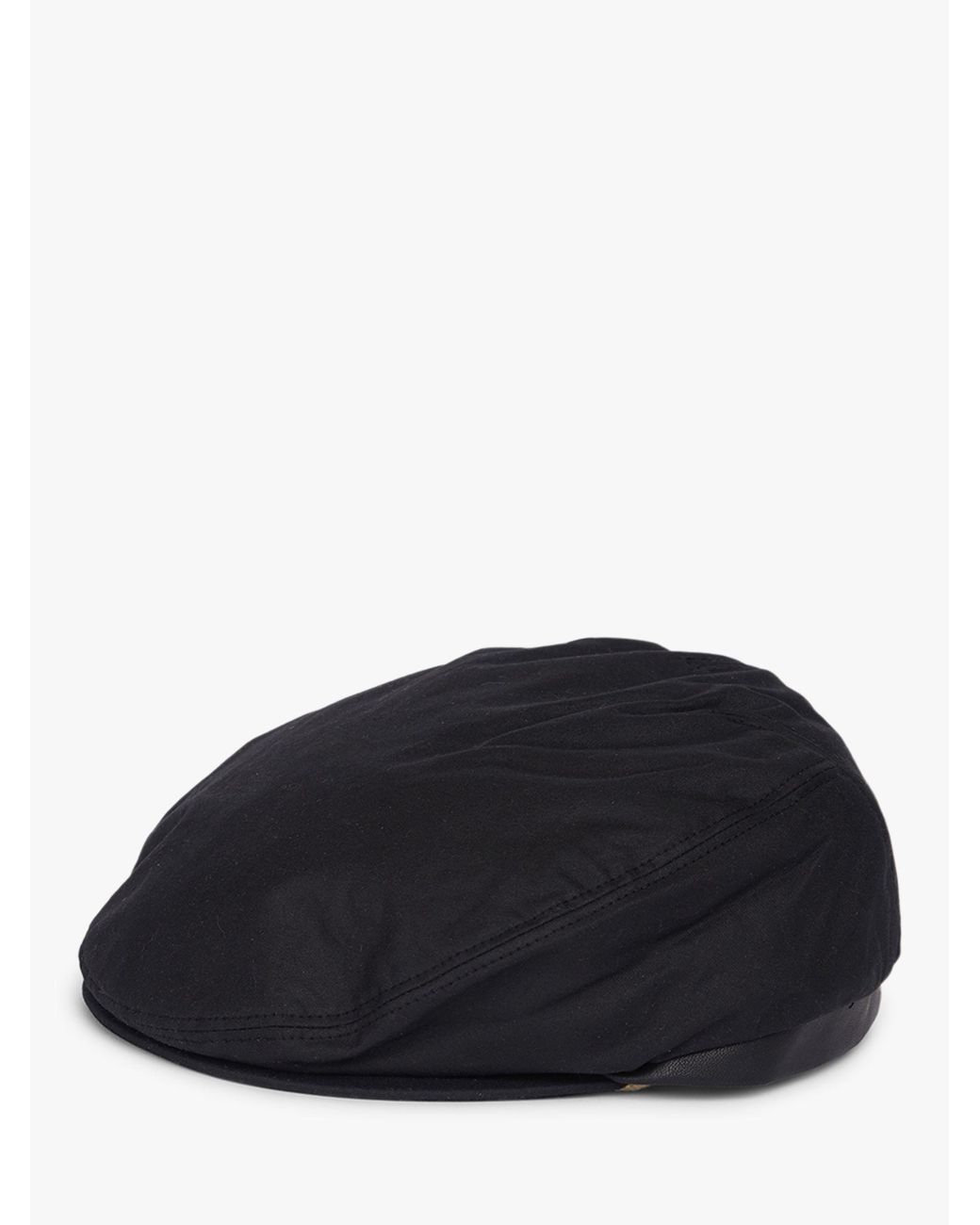 Barbour Land Rover Defender Waxed Cotton Flat Cap in Black for Men | Lyst UK