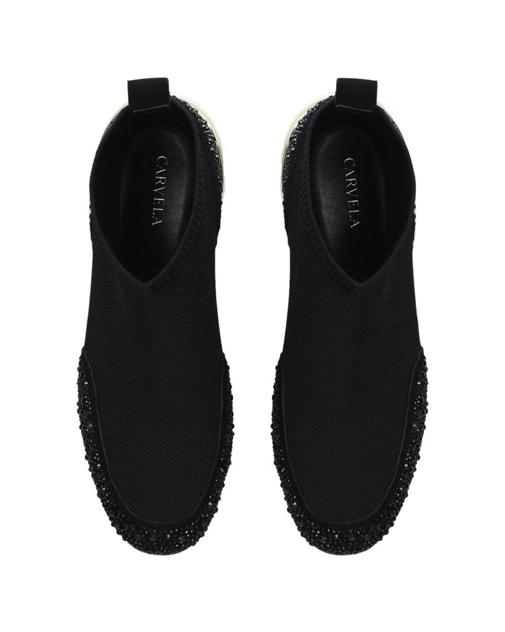 carvela high top trainers