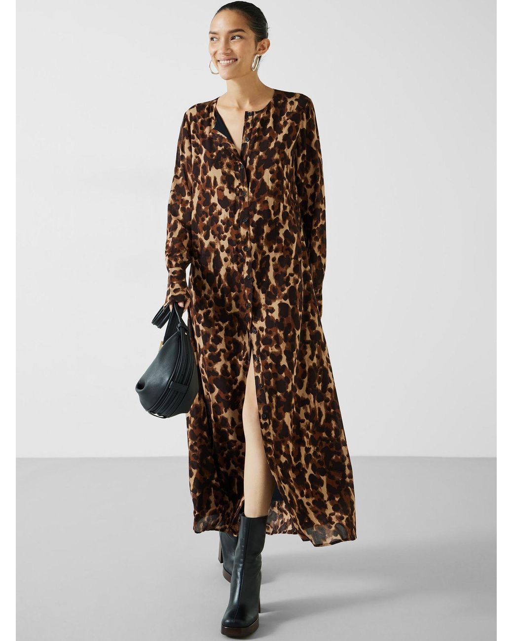 Hush leopard print dress sales