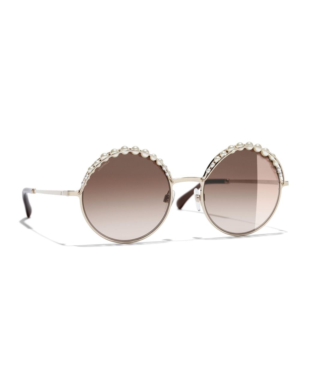 Chanel Round Sunglasses Ch4245 Gunmetal/grey