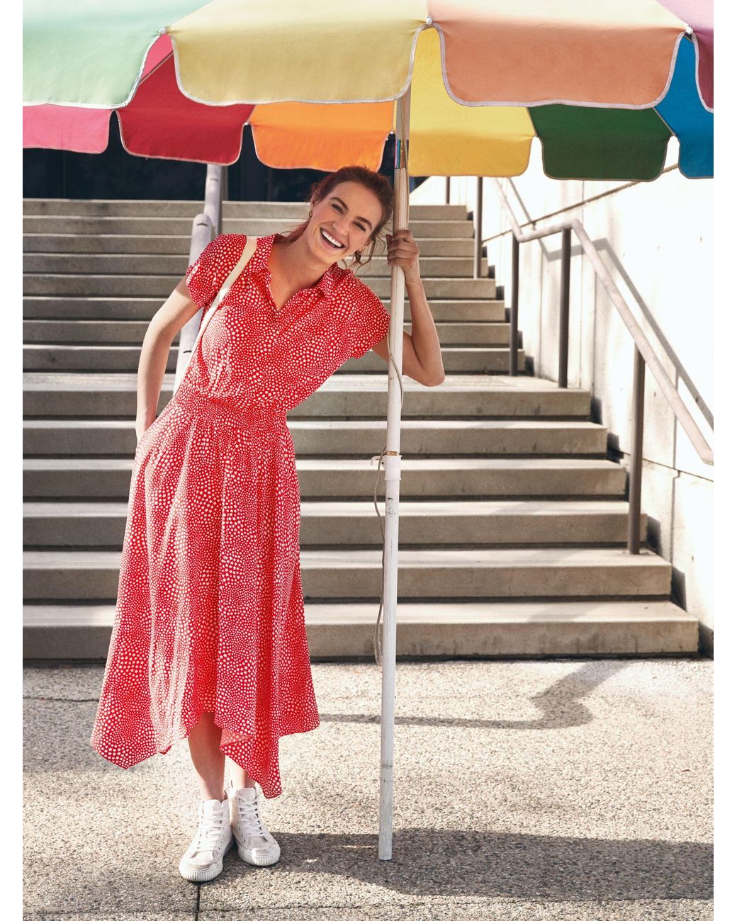 Hush kensington shirt dress red Clearance