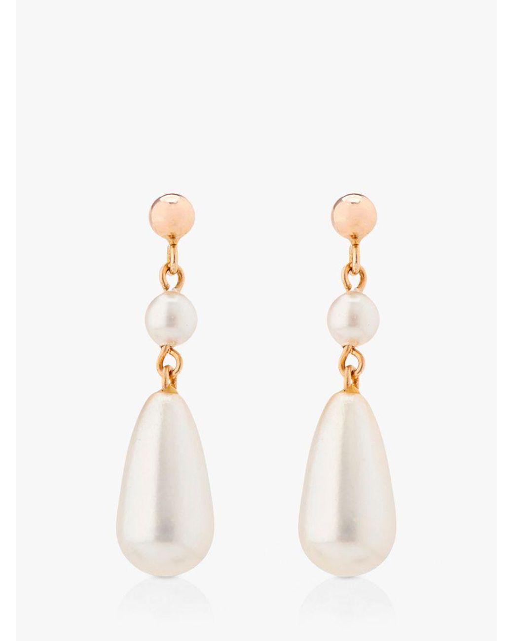 Second hand pearl earrings deals