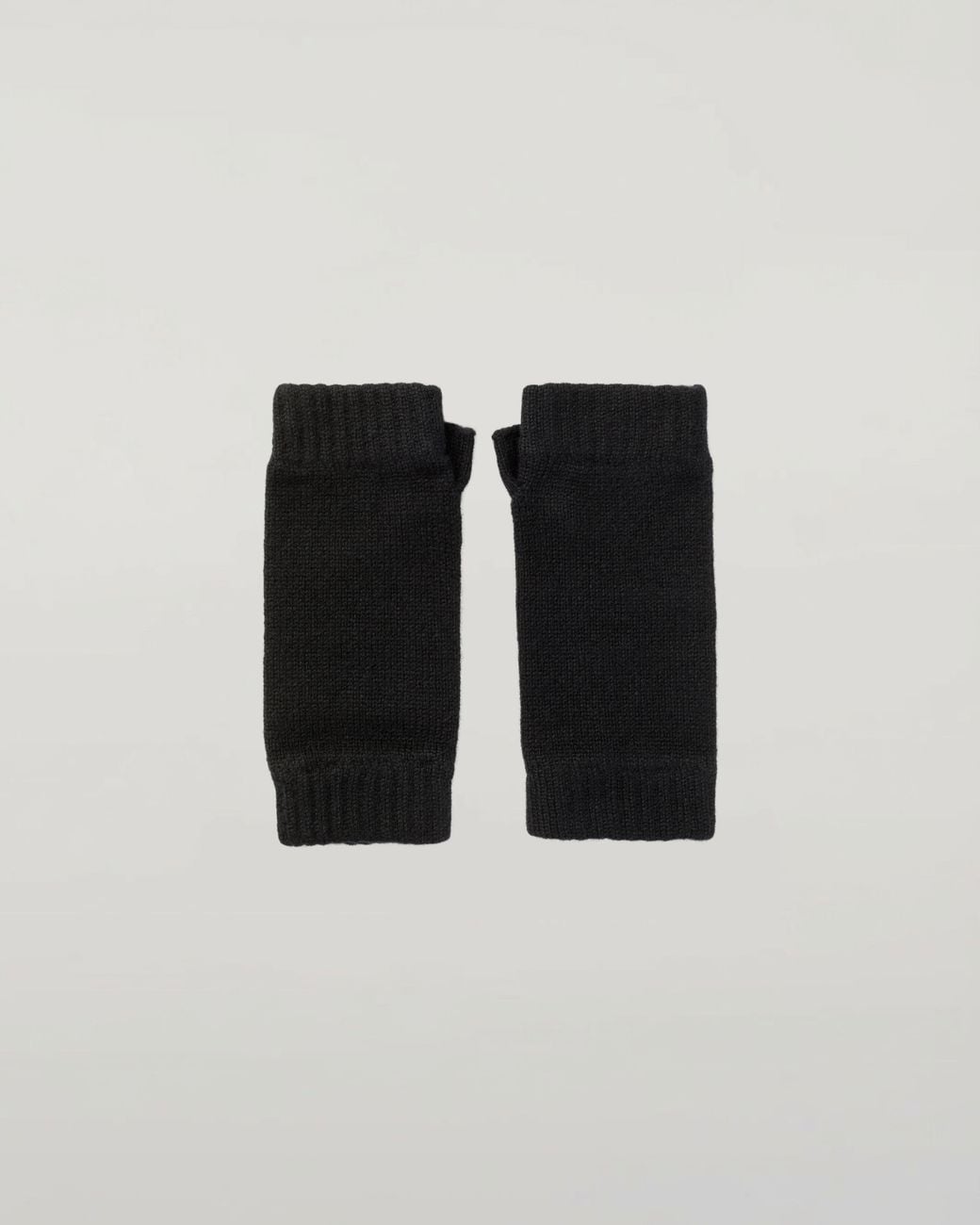Johnstons Black Cashmere Wrist Warmers
