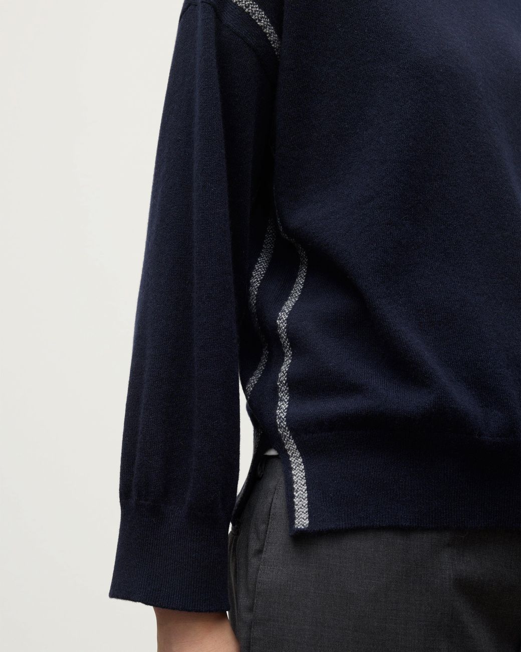 Johnstons Blue Tilda Dark Cashmere Jumper