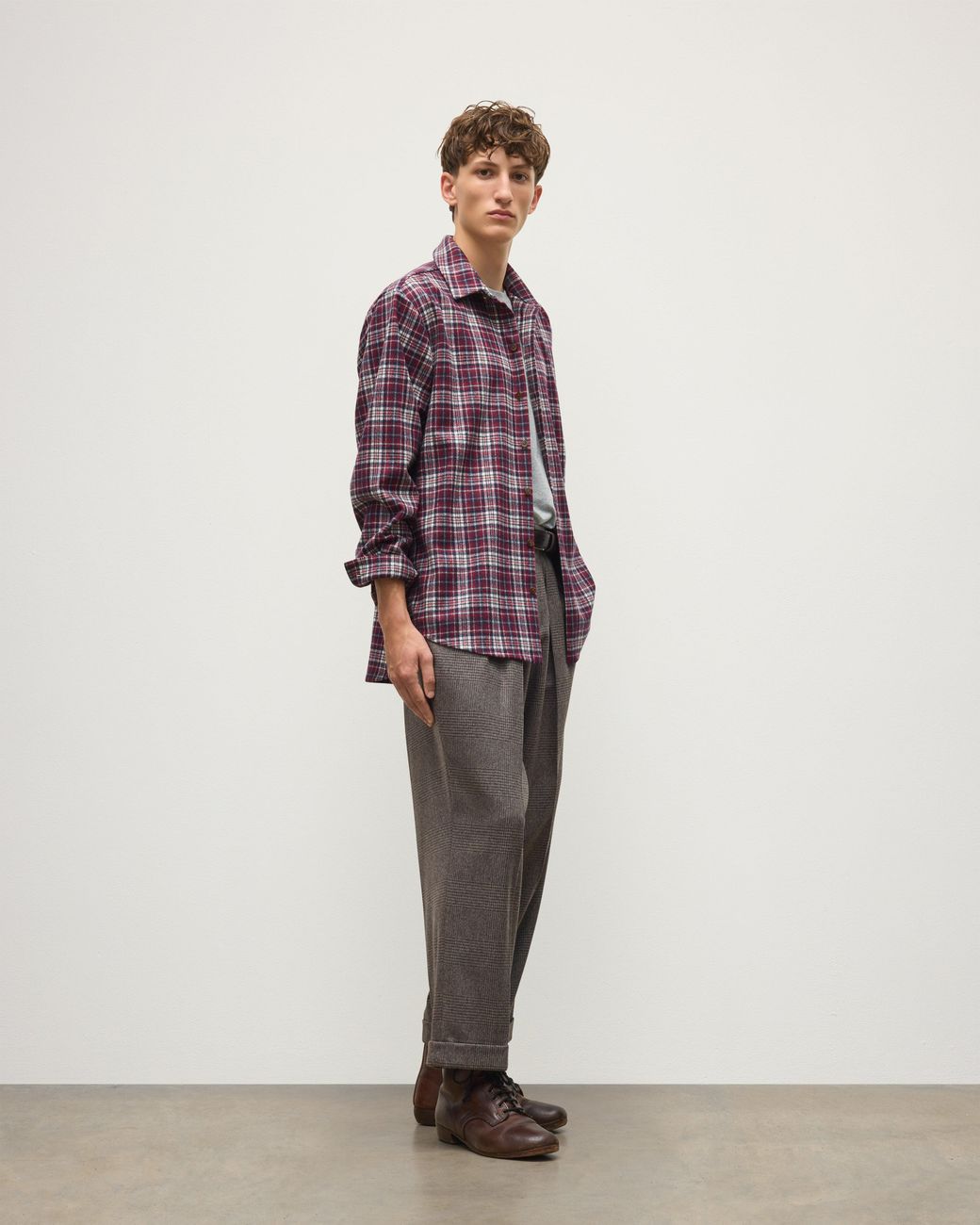 Johnstons Multicolor Capercaillie Plaid Overshirt