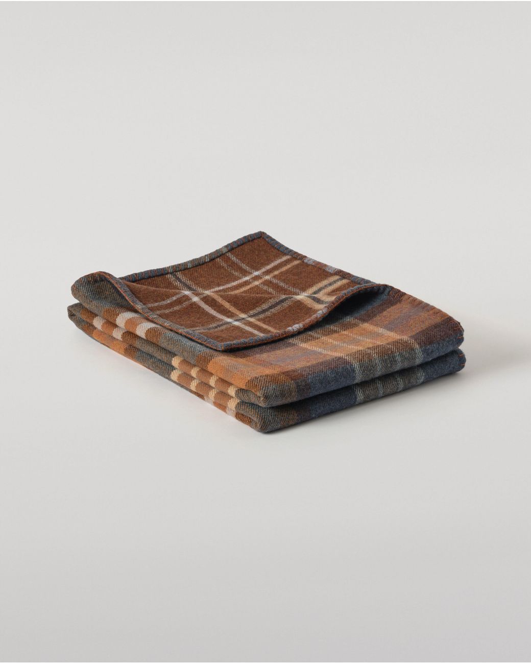 Johnstons Gray Double Face & Wool Throw